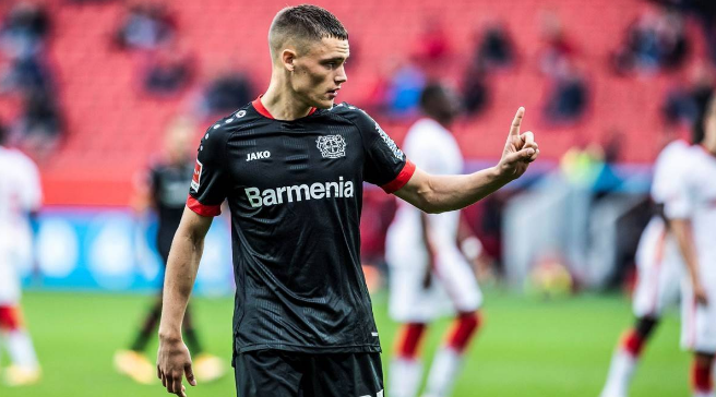  维尔茨伤愈复出，勒沃库森进攻火力全开大胜弱旅  